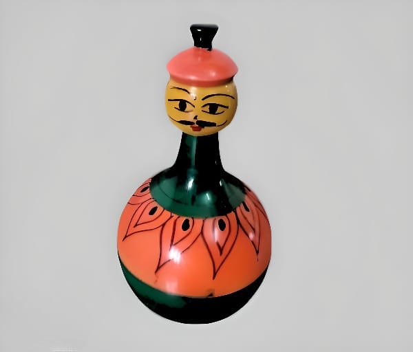 Wooden Colorful Roly-Poly Tumbler Toy