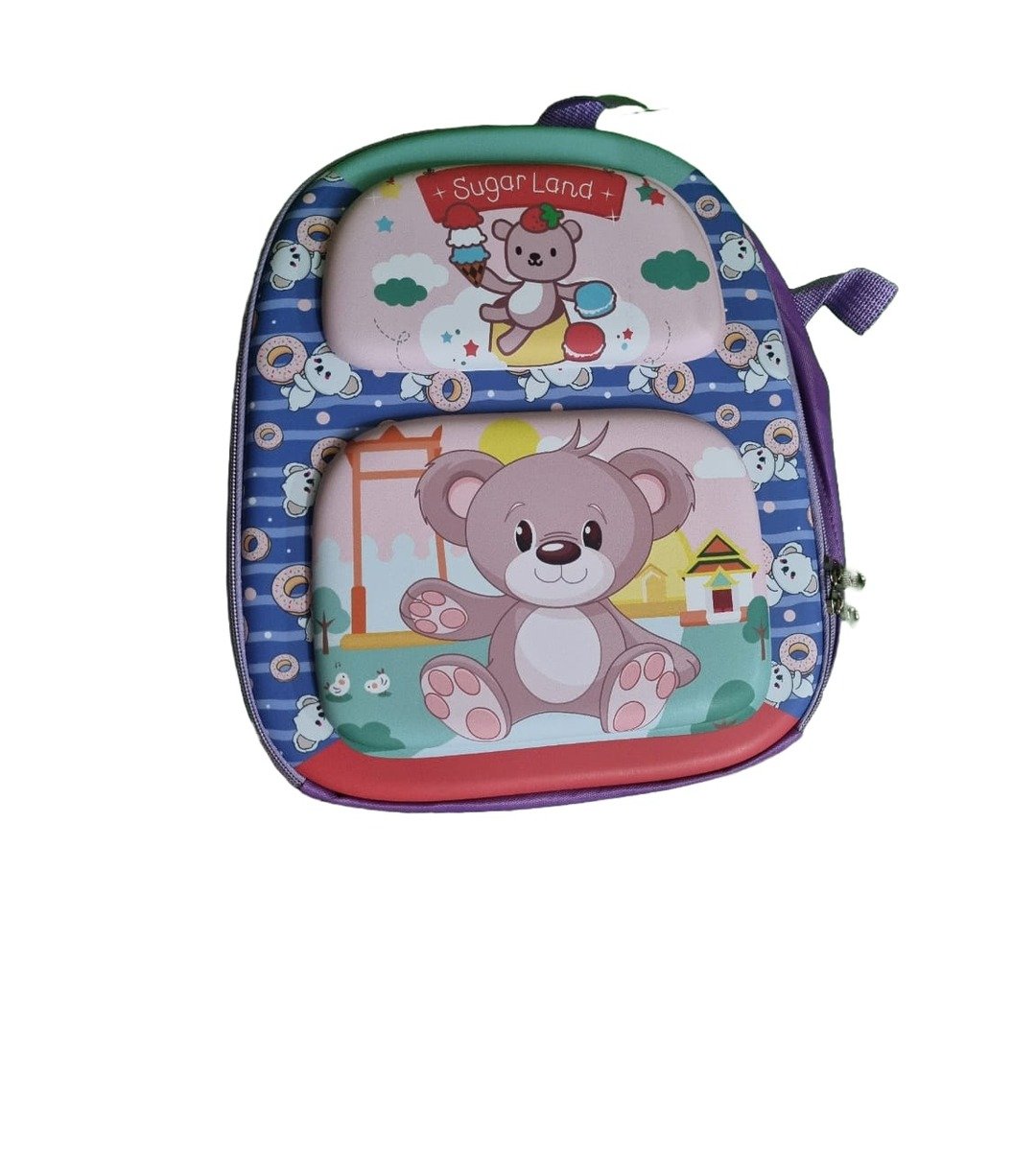 Kids' Cute Bear-Themed Backpack with Sugar Land Design